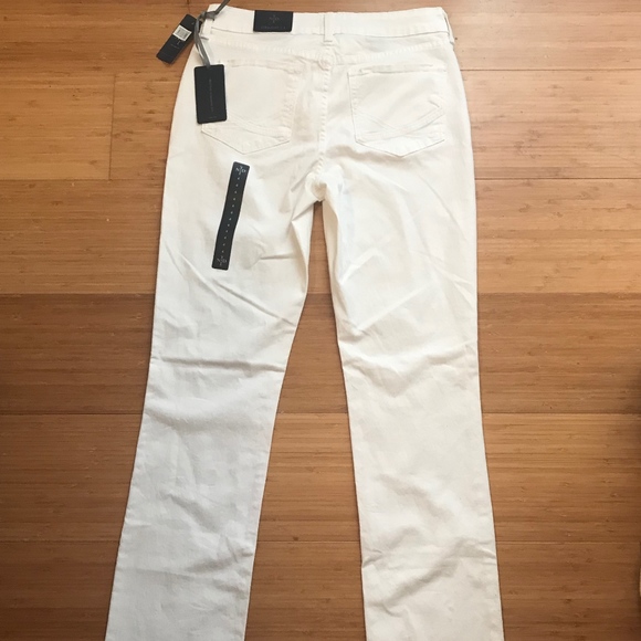 NYDJ.  Not Your Daughter's Jeans Denim - NYDJ White Original Slimming Straight Leg Jean 4
